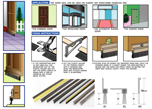 Door Seal Brushes